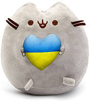 Мягкая игрушка ST Пушин кэт с сердцем 21х25 см Серый (vol-10104) GR, код: 8101853