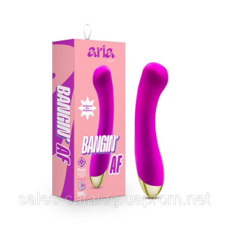 Вібратор Blush потужний перезаряджуваний Aria Bangin AF SC, код: 7829050