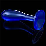 Анальна пробка Lovetoy синя Flawless Clear Prostate Plug 6.0 SC, код: 7837697, фото 4