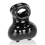 Силіконовий чорний чохол для мошок яєчок Мішки Лінг Sacksling Oxballs KB, код: 8368215, фото 4