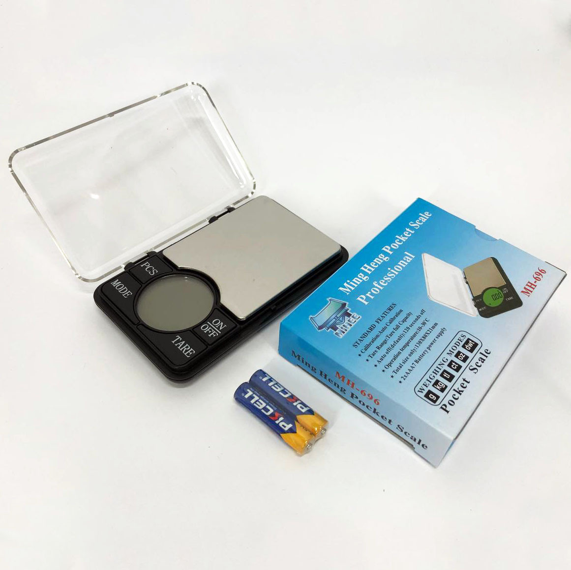 Ваги ювелірні Ming Heng Pocket Scale Professional MH-696 на 600 г, точні електронні ваги, фото 1
