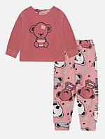 Пижама для девочки 98 пудровый Бома ЦБ-00231604 SB, код: 8431007