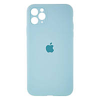 Чохол Original Full Size with Frame для Apple iPhone 11 Pro Max Light cyan SC, код: 7444974