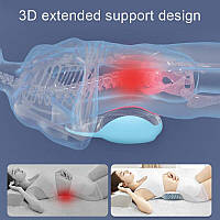 Ортопедическая подушка под поясницу спину на кровать, подушка под поясницу для сна для позвоночника