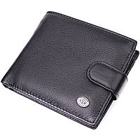 Горизонтальное мужское портмоне из натуральной кожи ST Leather 22487 Черный KB, код: 8388968