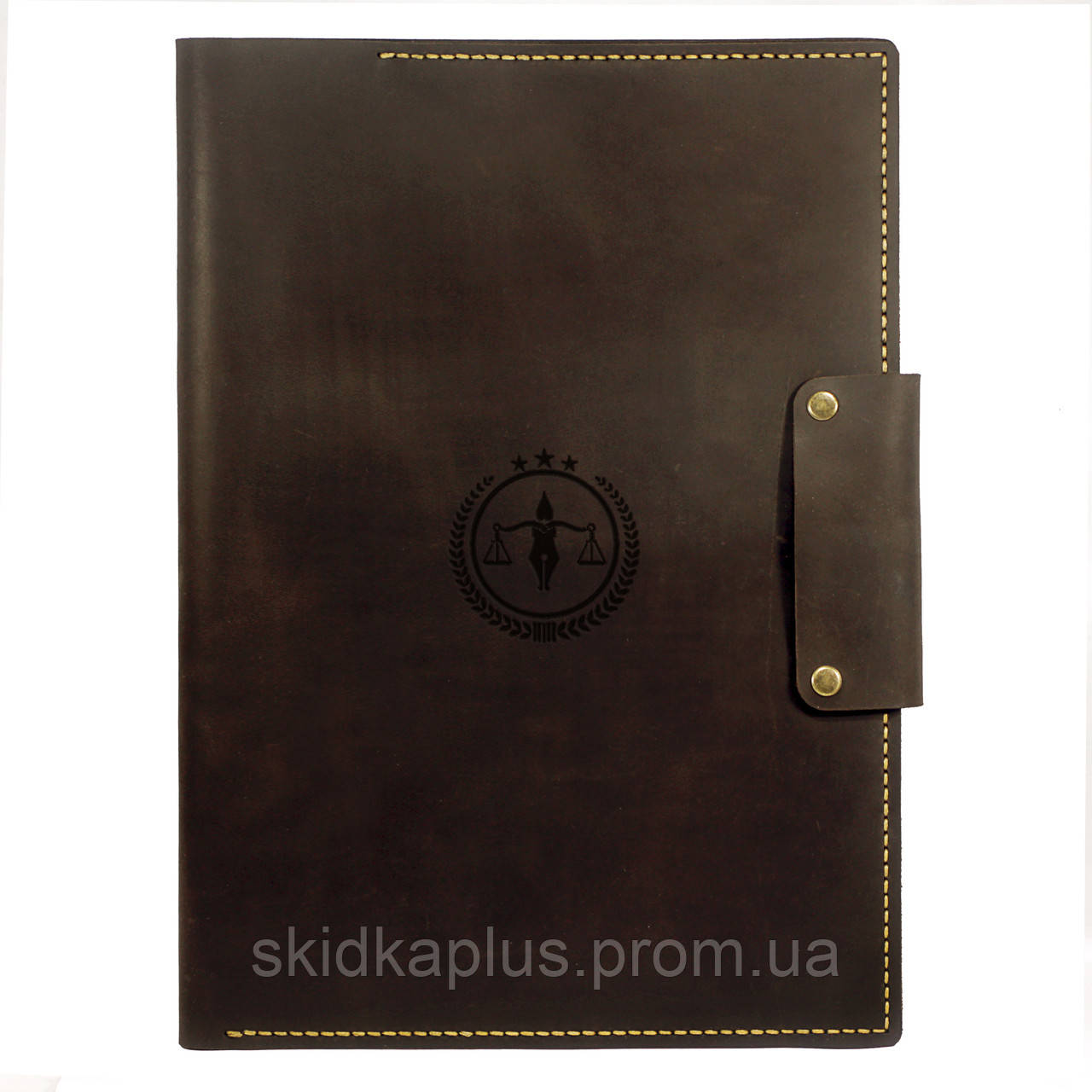 Шкіряна папка-портфель для докуменів Anchor Stuff Подарунок юристу А4 Коричнева (as150101-6) SP, код: 1077409