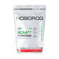 Аминокислота BCAA для спорта Nosorog Nutrition BCAA 8:1:1 400 g 80 servings Unflavored ES, код: 7520954