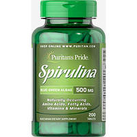 Спирулина Puritan's Pride Spirulina 500 mg 200 Tabs US, код: 7518923