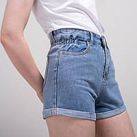 Шорты женские джинсовые 200487 р.L Fashion Голубой UD, код: 8346304