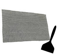 Набор антипригарный коврик-сетка для BBQ и гриля и Лопатка с антипригарным покрытием Black (v UT, код: 2647509