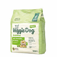 Сухой корм вегетарианский для взрослых собак Green Petfood VeggieDog Grainfree 900 г (4032254 PP, код: 7999613