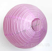 Шар подвесной декоративный «Плиссе Классик», диаметр 15 см.Цвет сиреневый