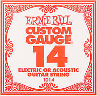 Струна Ernie Ball 1014 Plain Steel .014 EV, код: 7291091