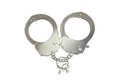 Наручники металеві Adrien Lastic Handcuffs Metallic Сірий (AD30400) FG, код: 1231010