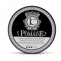 Помада (черная) для стайлинга волос Lavish Care Black Pomade Medium hold black pomade 100 мл PK, код: 6634483