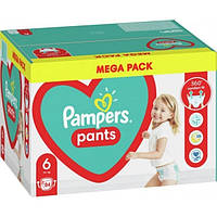 Подгузники-трусики Pampers Pants 6 14-19 кг 84 шт KB, код: 7620232