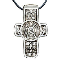 Хрест натільний посріблений Silvering Віра Свята Мучениця Вера Римська 3х1,8х0,2 см (19568 CS, код: 6839237