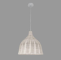 Ротанговый светлый подвесной светильник Lightled 971-RATTAN-1 360 36 см WOOD UM, код: 8121120