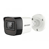 HD-TVI видеокамера 5 Мп Hikvision DS-2CE16H0T-ITFS (3.6mm) со встроенным микрофоном для систе PM, код: 6726932