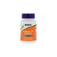 Пробіотик NOW Foods Probiotic-10 25 billion 50 Veg Caps SC, код: 7518537