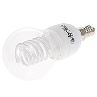 Лампа энергосберегающая Brille Стекло 7W Белый 126913 TP, код: 7264404