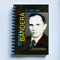 Скетчбук Sketchbook блокнот для малювання з патріотичним принтом Stepan Bandera. 01 jan 190 SP, код: 8301791