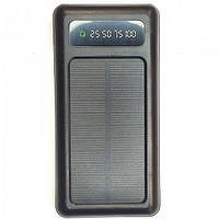 Повербанк 10000mAh УМБ Power Bank UKC 8285 с кабелями и солнечной панелью Black N PI, код: 8295737