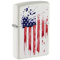 Зажигалка бензиновая Zippo US Flag Design Белая (49783) SP, код: 7930176