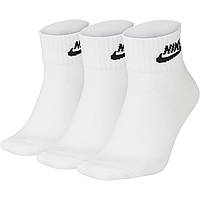 Шкарпетки Nike Everyday Essential Ankle 42-46 3 пари white (SK0110-101) SC, код: 2467330