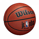 М'яч баскетбольний Wilson NBA W JR NBA AUTH INDOOR OUTDOOR BSKT (05) SC, код: 7815330, фото 2