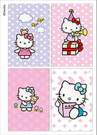 Праздничная гирлянда в стиле "Hello Kitty", 1 лист