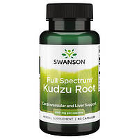 Корень Кудзу Swanson Kudzu Root 500 mg 60 Caps SC, код: 7699351