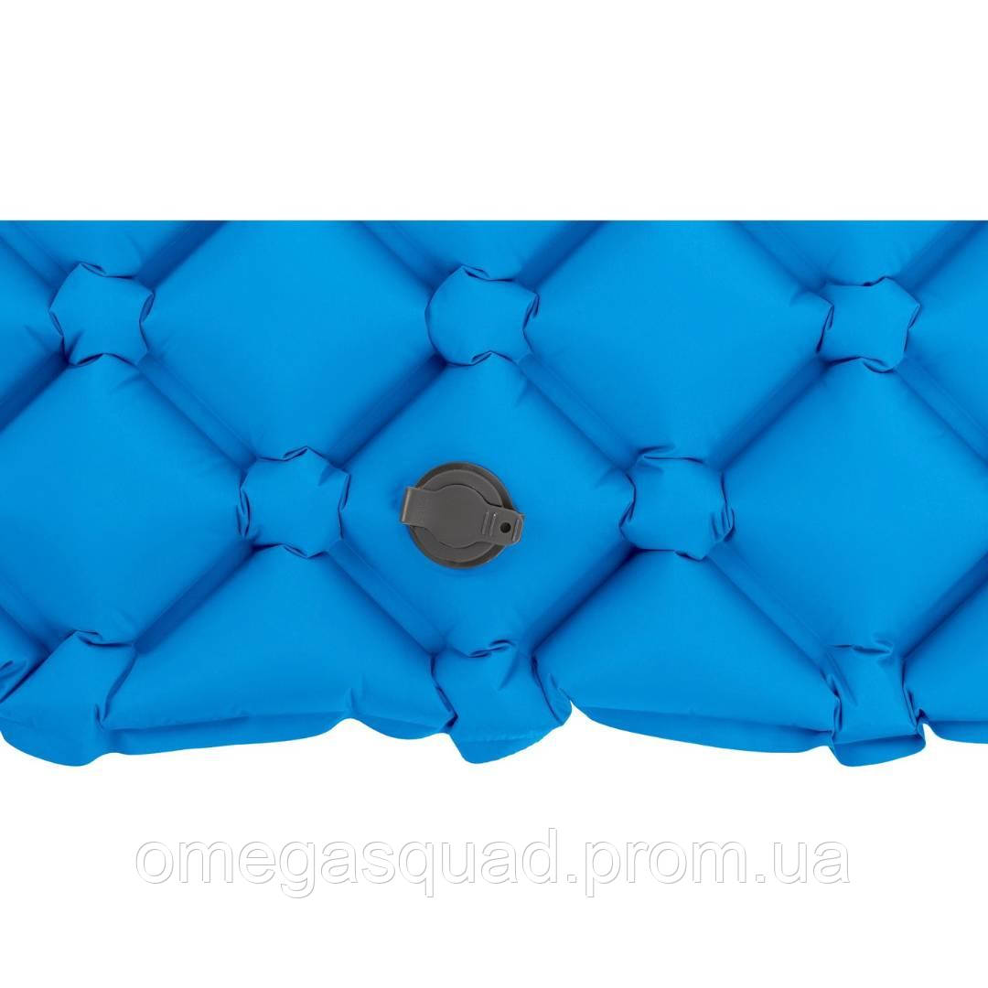 Надувной матрас Outtec с подушкой соты голубой LW, код: 7934189 - фото 7 - id-p2158613263