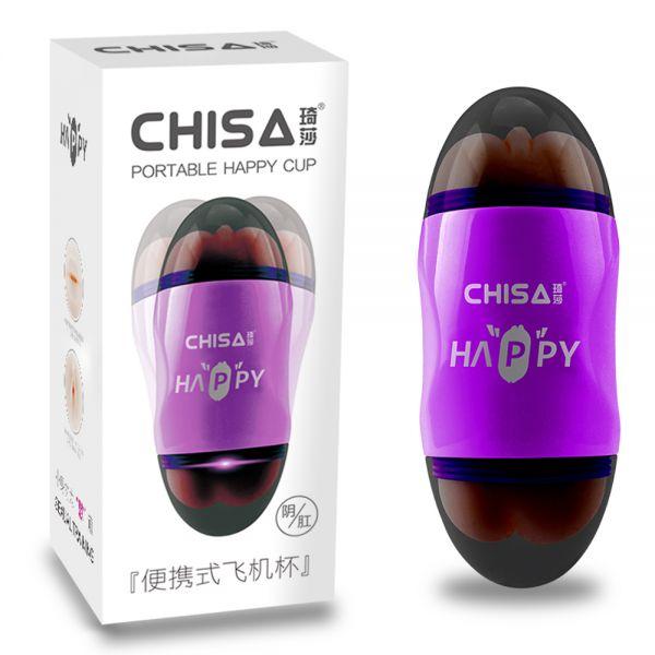 Мастурбатор для чоловіків Chisa Happy Cup Pussy Ass Masturbator SC, код: 8019682