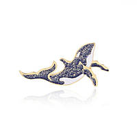 Брошь-значок BROCHE Кит Вилли синяя BRGV112488 LW, код: 7725723