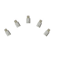 Набор из пяти адаптеров Apple Lightning - Micro USB 2Life Белый (vol-472) FS, код: 1584410