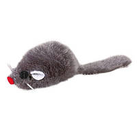 Дразнилка для кошек Trixie Мышь плюшевая малая 5 см Серый TT, код: 8209246