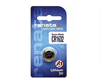 Батарейка RENATA CR1632 Lithium, 3V, 1х1 шт TH, код: 8328138