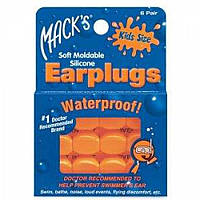Беруши MACKS Pillow Soft силиконовые оранжевые для детей 6 пар EM, код: 6870392