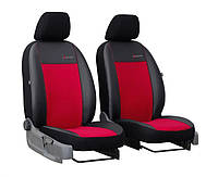 Чехлы на авто для SEAT EXEO 2008-2013 POK-TER эко кожа с алькантарой Exclusive красные SB, код: 8270378