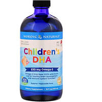 Омега 3 Nordic Naturals Children's DHA, 16 fl oz 473 ml Strawberry NOR-02724 GT, код: 7518183