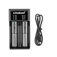 Зарядное устройство LiitoKala Lii-c2 для Li-Ion, Ni-Mh Ni-Cd (USB-C 2A 2 канала) OS, код: 8062202