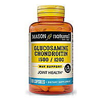 Глюкозамин и Хондроитин 1500 1200 Glucosamine Chondroitin Mason Natural 180 капсул SM, код: 7575169