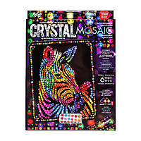 Креативное творчество Crystal mosaic Зебра Danko Toys CRM-02-08 6 форм элементов SX, код: 8393476