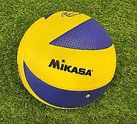 Мяч волейбольный Mikasa MVA300 PU желто-синий