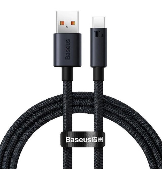 Кабель зарядний Baseus USB Type-C 100 Вт 1m ультра швидка зарядка та передачі даних