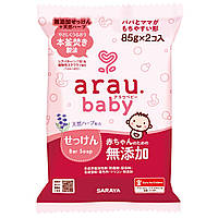 Кусковое мыло для купания малышей Arau Baby 85 г x 2 шт KB, код: 8163416