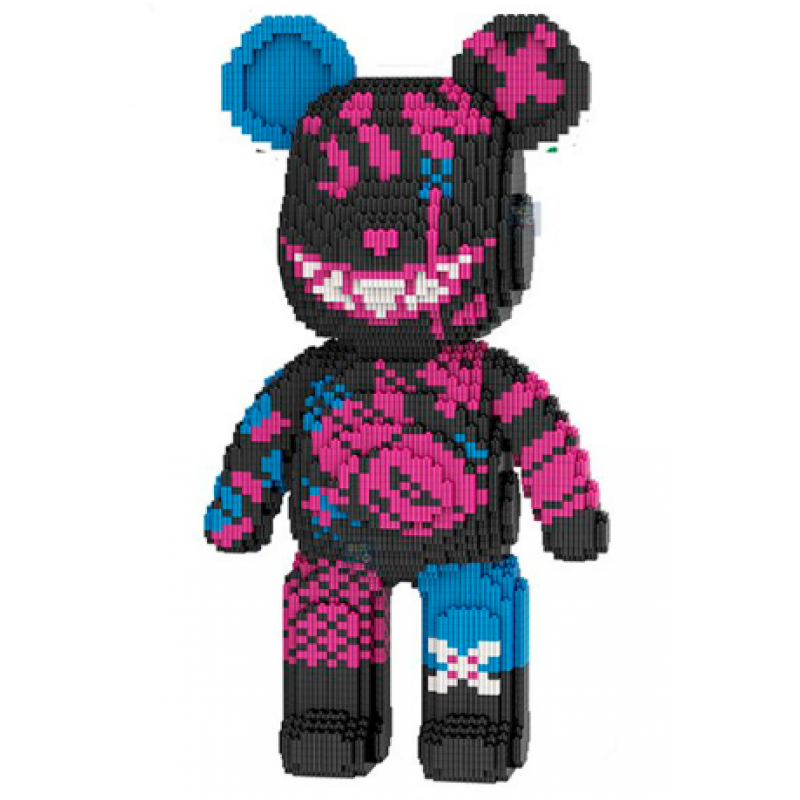 Конструктор Magic Blocks у вигляді ведмедика Bearbrick на 3031 деталь (9072)