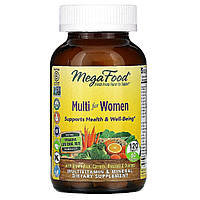 Мультивитамины для Женщин, Multi for Women, MegaFood, 120 таблеток AG, код: 6462346