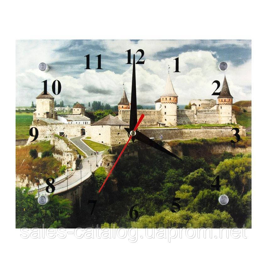 Годинники ДомАрт Каменець-Подольський Замок Пасмурний день 20х25х5 см (21336) SC, код: 2457861